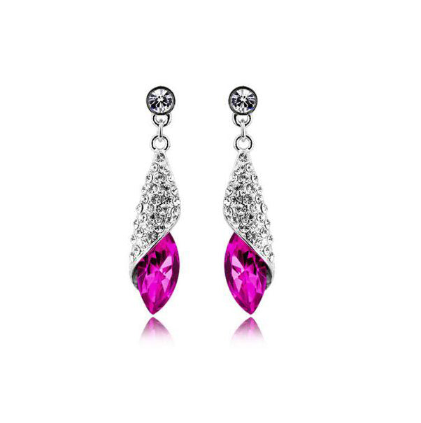 Austrian element Crystal Necklace Earrings Jewelry Sets