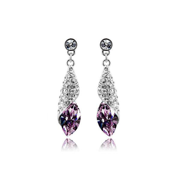 Austrian element Crystal Necklace Earrings Jewelry Sets